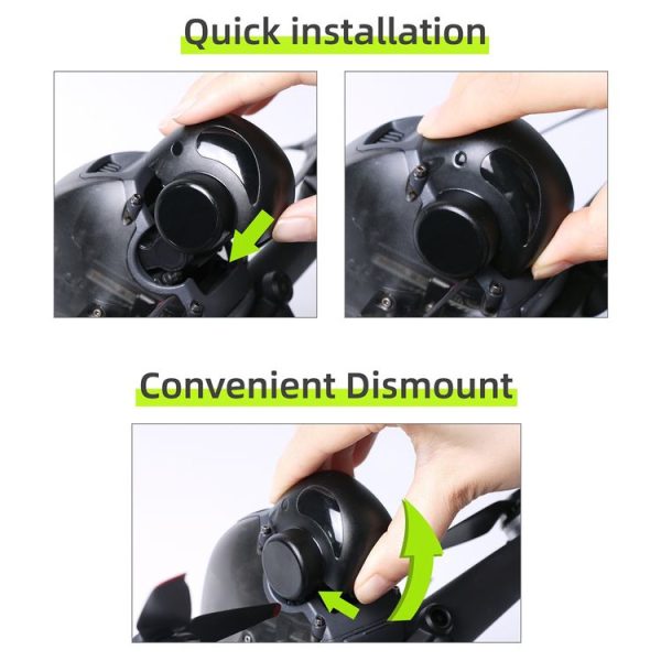 Sunnylife FV-Q9331 Camera Lens Protective Hood Sunshade Cool Eagle Cover for DJI FPV Drone (Green) - Image 7