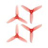 RCSTQ 2 Pairs Clear Color Quick-release Propellers for DJI FPV (Red) - Image 2