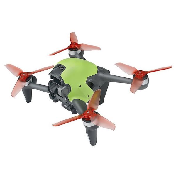 RCSTQ 2 Pairs Clear Color Quick-release Propellers for DJI FPV (Red) - Image 3