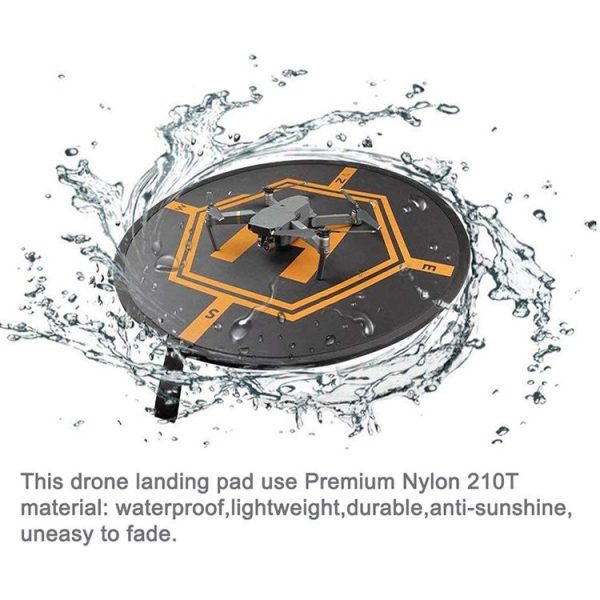 RCGEEK 80cm Round Portable Parking Apron Foldable Landing Pad for DJI FPV / Mavic mini / mini 2 / Air 2S - Image 3