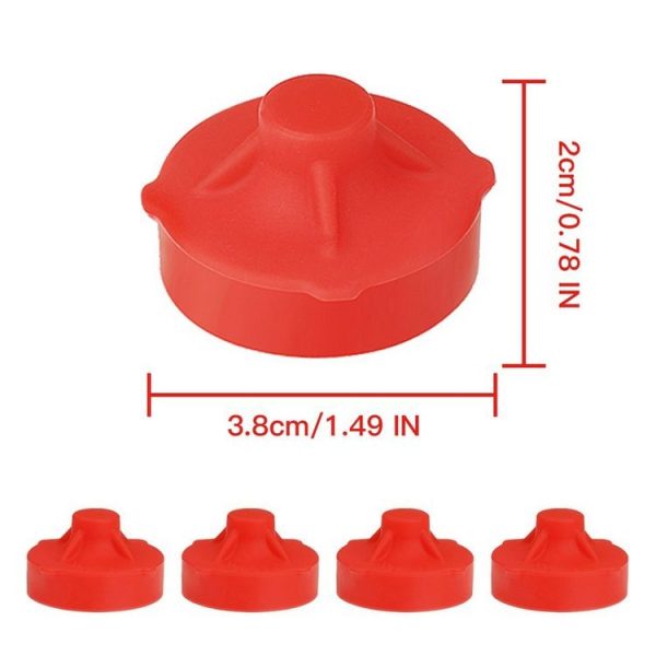 RCSTQ 4 in 1 Motor Cover Cap Motors Silicone Protector for DJI FPV (Red) - Image 2