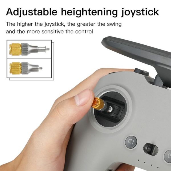 RCSTQ Two-color Retractable Thumb Rocker Joystick for DJI FPV Combo Drone Remote Control - Image 5