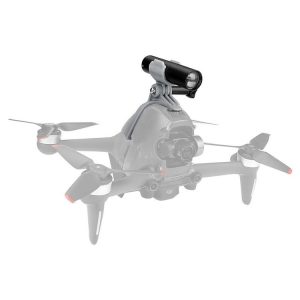 RCSTQ Flashlight Night Light + Torch Bracket Kit for DJI FPV Drone (Black)