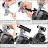 RCSTQ Flashlight Night Light + Torch Bracket Kit for DJI FPV Drone (Black) - Image 5