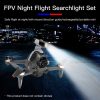 RCSTQ Flashlight Night Light + Torch Bracket Kit for DJI FPV Drone (Black) - Image 6