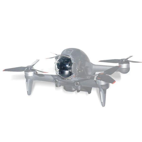 RCSTQ Gimbal Camera Lens Protective Hood Sunshade Cover for DJI FPV Drone (Transparent)