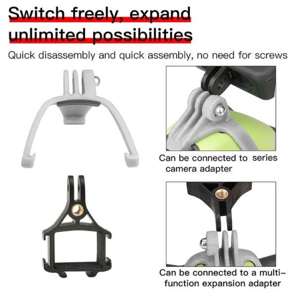 RCSTQ for DJI OSMO Pocket / Pocket 2 Fixed Bracket Base Mounts Extend Bracket Adapter for DJI FPV Drone - Image 7