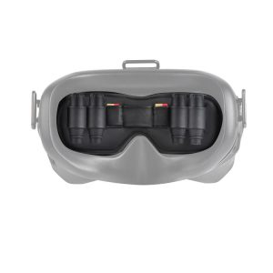 STARTRC PU Dustproof Memory Card Storage Holder Lens Cover Antenna Storage Cover for DJI FPV Goggles V2 (Black)