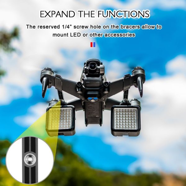 STARTRC Removable Arm Bracers Mount Anti-vibration Shock Absorber Enhancer for DJI FPV Combo Drone - Image 5
