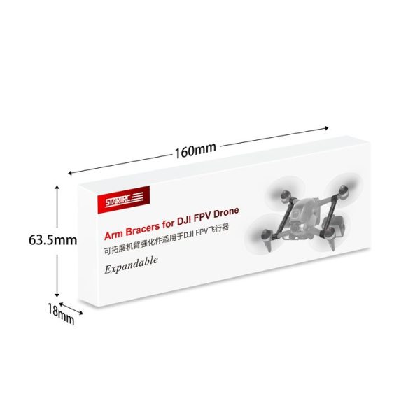 STARTRC Removable Arm Bracers Mount Anti-vibration Shock Absorber Enhancer for DJI FPV Combo Drone - Image 9