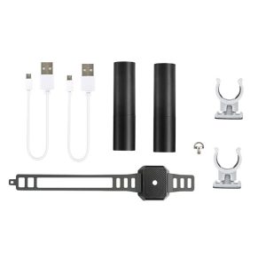 RCSTQ Expansion Buckle Bracket Flashlight Night Flight Kit for DJI Mavic Air 2 / Air 2S / Mavic 2 / Autel EVO 2 / Femi X8 SE Drone, Dual Flashlight