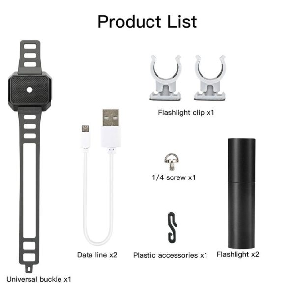 RCSTQ Expansion Buckle Bracket Flashlight Night Flight Kit for DJI Mavic Air 2 / Air 2S / Mavic 2 / Autel EVO 2 / Femi X8 SE Drone, Dual Flashlight - Image 9