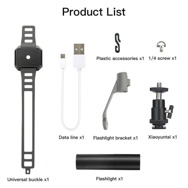 RCSTQ Expansion Buckle Bracket Flashlight Night Flight Kit for DJI Mavic Air 2 / Air 2S / Mavic 2 / Autel EVO 2 / Femi X8 SE Drone, Triple Flashlight - Image 9