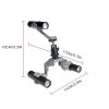 RCSTQ Fixed Bracket Chargeable Flashlight Night Flight Kit for DJI Mavic 2 Pro / Zoom Drone, Triple Flashlight - Image 2