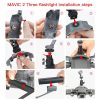 RCSTQ Fixed Bracket Chargeable Flashlight Night Flight Kit for DJI Mavic 2 Pro / Zoom Drone, Triple Flashlight - Image 8