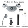 RCSTQ Fixed Bracket Chargeable Flashlight Night Flight Kit for DJI Mavic 2 Pro / Zoom Drone, Triple Flashlight - Image 9