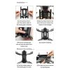 STARTRC 1109521 for DJI Mavic Air 2 / AIR 2S Foldable Quick Release Anti-collision Landing Gear Height Extender Holder (Black) - Image 7