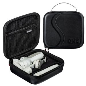 STARTRC 1109770 Portable PU Leather Storage Bag Carrying Case for DJI OM4 / Osmo Mobile 3, Size: 20cm x 18cm x 6.5cm (Black)