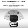 STARTRC 1109770 Portable PU Leather Storage Bag Carrying Case for DJI OM4 / Osmo Mobile 3, Size: 20cm x 18cm x 6.5cm (Black) - Image 4