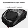 STARTRC 1109770 Portable PU Leather Storage Bag Carrying Case for DJI OM4 / Osmo Mobile 3, Size: 20cm x 18cm x 6.5cm (Black) - Image 5