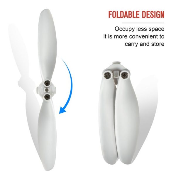 STARTRC 2 Pairs Foldable Quick-release Propellers for DJI Mini 2 (Grey) - Image 5