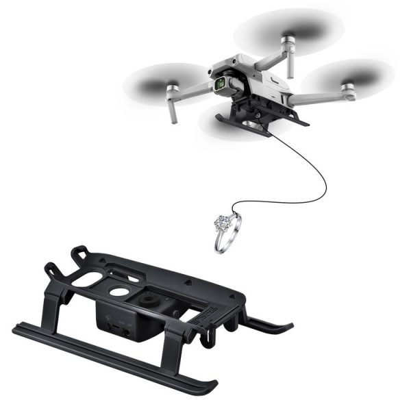 STARTRC for DJI Mavic Air 2 / AIR 2S Air-Dropping Thrower System Folding Landing Gear Leg (Black)