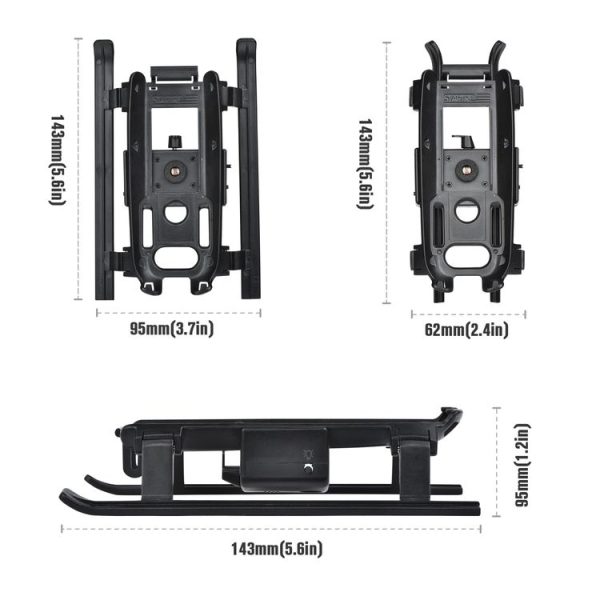 STARTRC for DJI Mavic Air 2 / AIR 2S Air-Dropping Thrower System Folding Landing Gear Leg (Black) - Image 3