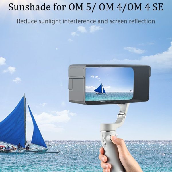 STARTRC Controller Phone Sunshade for DJI OM 5 / OM 4 SE / OM 4 (Grey) - Image 2