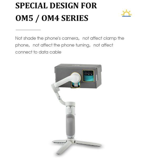 STARTRC Controller Phone Sunshade for DJI OM 5 / OM 4 SE / OM 4 (Grey) - Image 3