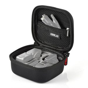STARTRC Diamond Texture PU Storage Case Bag for DJI Action 2 (Black)