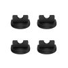 Sunnylife DC339 4 PCS Silicone Anti-release Plug for DJI Action 2 (Black) - Image 2
