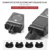 Sunnylife DC339 4 PCS Silicone Anti-release Plug for DJI Action 2 (Black) - Image 3