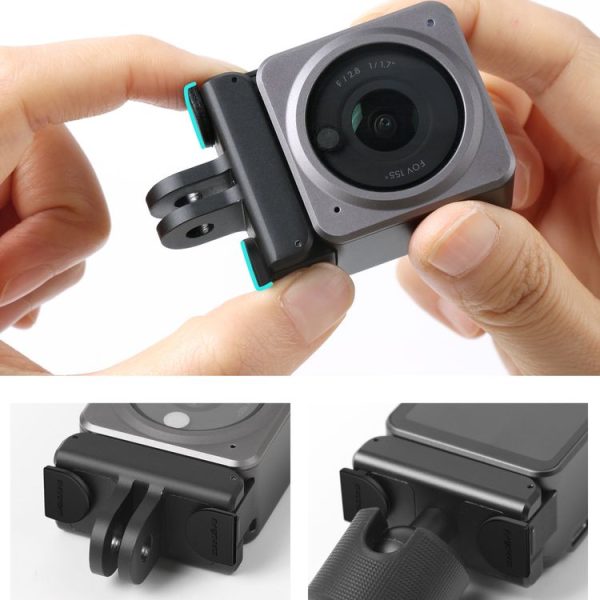 Sunnylife DC339 4 PCS Silicone Anti-release Plug for DJI Action 2 (Black) - Image 4