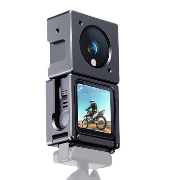 Split Type Aluminum Alloy Cage for DJI Action 2 (Black) - Image 3