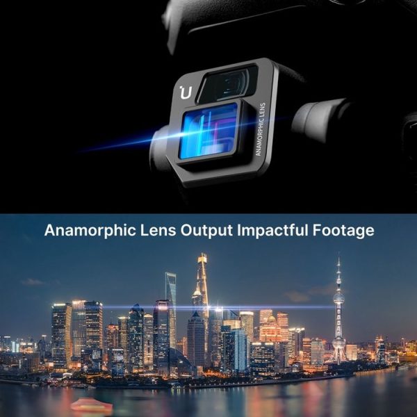 Ulanzi Drone Anamorphic Lens 1.15X Magnification Lens Filter For DJI Mavic 3 (Black) - Image 3