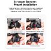 Ulanzi Drone Anamorphic Lens 1.15X Magnification Lens Filter For DJI Mavic 3 (Black) - Image 7