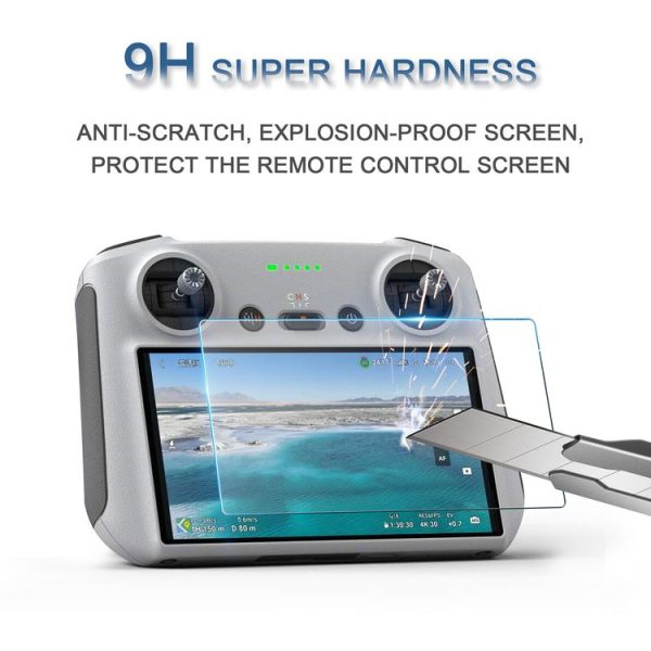 STARTRC 2 PCS 9H 2.5D Tempered Glass Film for DJI Mini 3 Pro Remote Control - Image 3