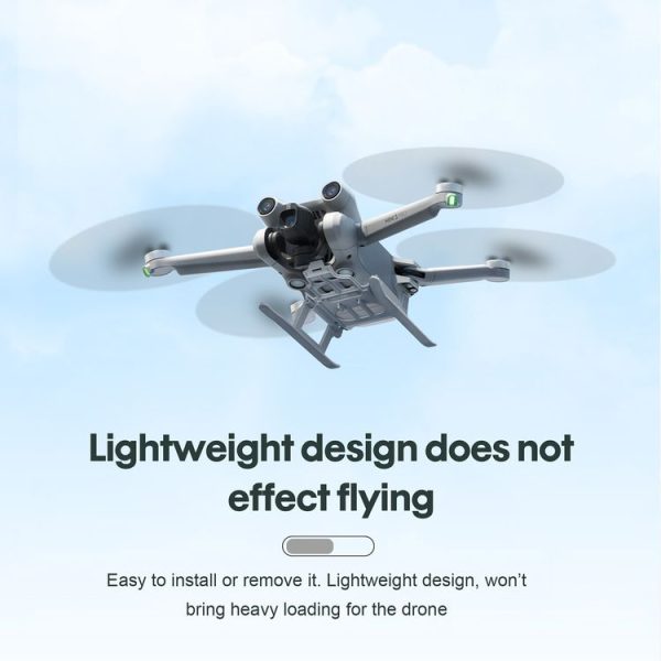 STARTRC Folding Anti-fall Anti-dirt Heightened Landing Gear Training Rack for DJI Mini 3 Pro (Grey) - Image 6
