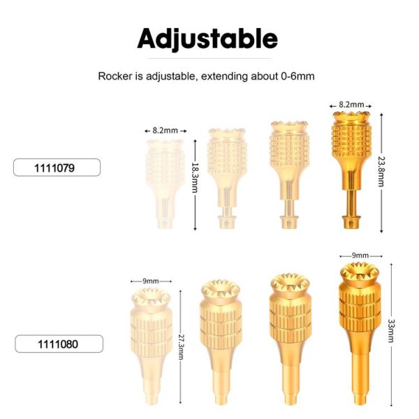 STARTRC Pair Heighten Retractable Adjustment Rocker Joystick for DJI Mini 3 Pro Remote Control (Gold) - Image 5