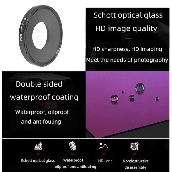 JSR 15X Macro Lens Filter For DJI Osmo Action 3 - Image 4