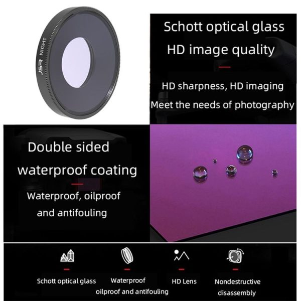 JSR NIGHT Lens Filter For DJI Osmo Action 3 - Image 4