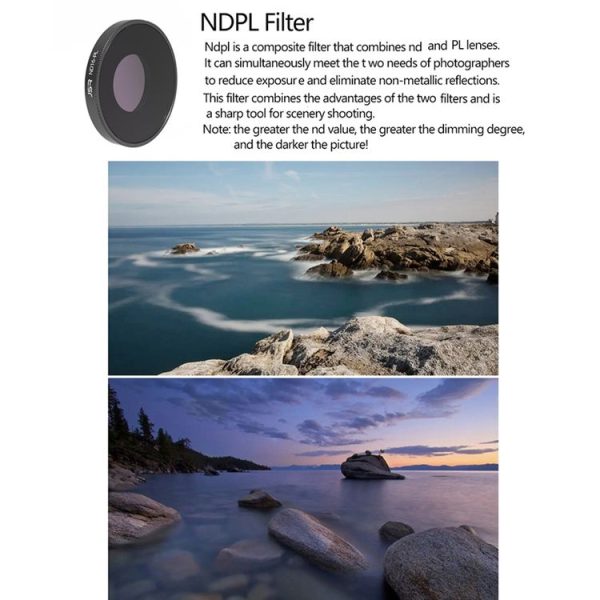 JSR 4 in 1 ND8PL / ND16PL / ND32PL / ND64 PL Lens Filter For DJI Osmo Action 3 - Image 5