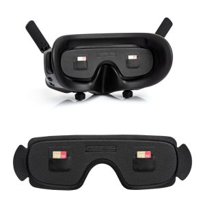 DJI Goggles 2 / Avata Goggles STARTRC PU Dustproof Memory Card Storage Holder Lens Cover Antenna Storage Cover (Black)