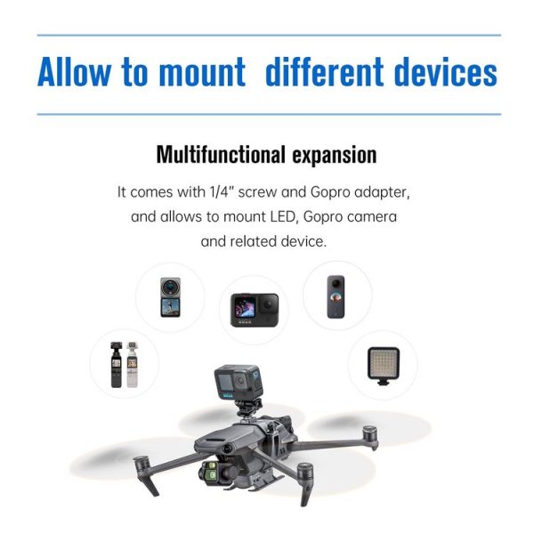 DJI Mavic 3 STARTRC Air-Dropping System Thrower Parabolic (Grey) - Image 4