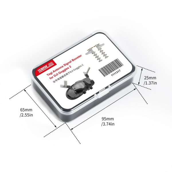 DJI Avata Goggles 2 STARTRC 5.8GHz Yagi Antenna Signal Booster (Grey) - Image 8