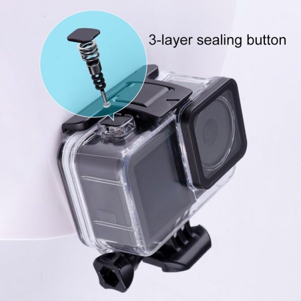 DJI Osmo Action 3 / 4 Touch Screen 5m Underwater Waterproof Housing Diving Case (Transparent) - Image 5