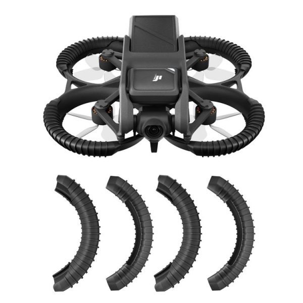 DJI Avata STARTRC Drone Propeller TPU Protective Guard Anti-collision Ring Cover (Black)