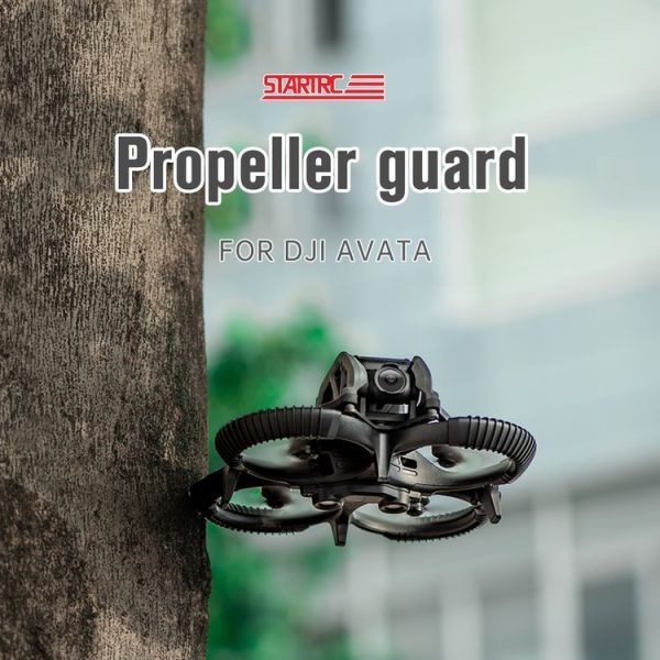 DJI Avata STARTRC Drone Propeller TPU Protective Guard Anti-collision Ring Cover (Black) - Image 3