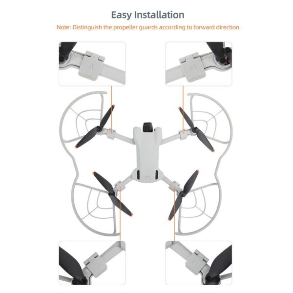 DJI Mini 3 Sunnylife Drone Propeller Protective Guard Anti-collision Ring (Grey) - Image 7