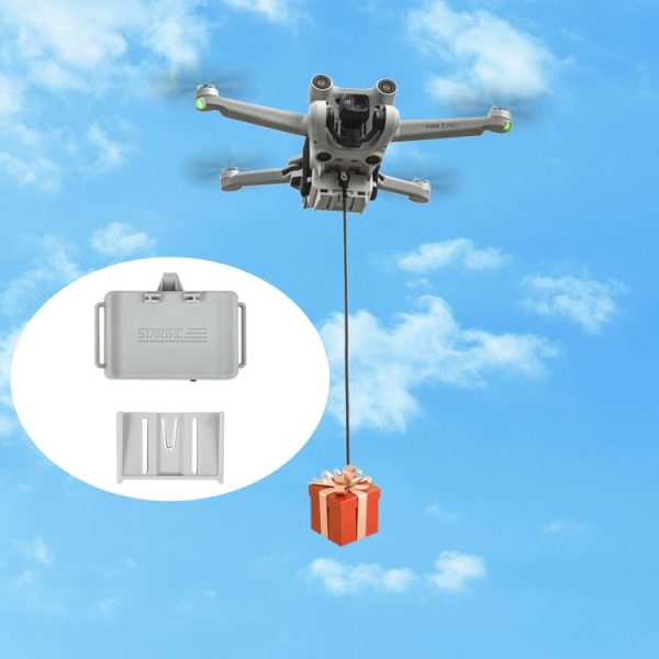 DJI Mini 3 / Mini 3 Pro STARTRC Air-Dropping System Thrower Parabolic Bracket (Grey)